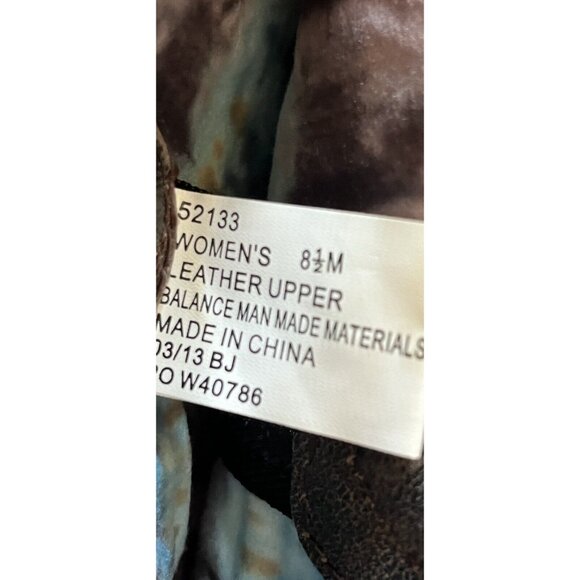 Laredo Women's Lucretia Studded Snake Inlay Western Boot - Snip Toe - 52133BRN - Picture 2 of 16